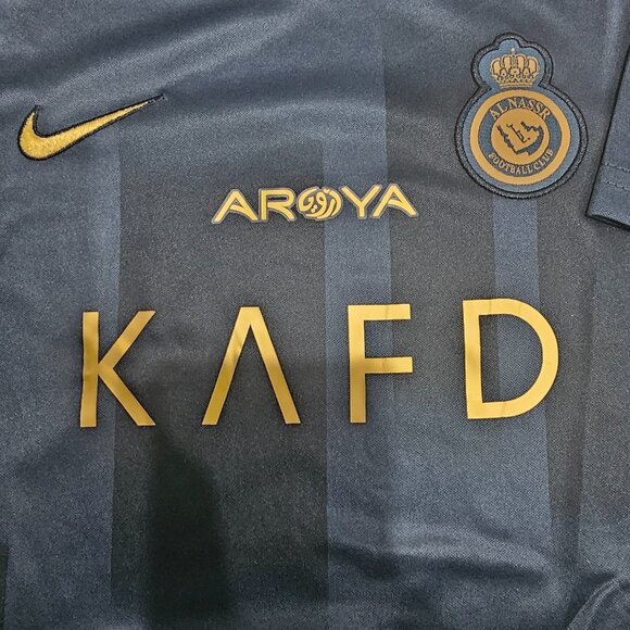 SPL Nike Youth Cristiano Ronaldo Al-Nassr FC 23/24 Away Soccer Jersey - Picture 4 of 9